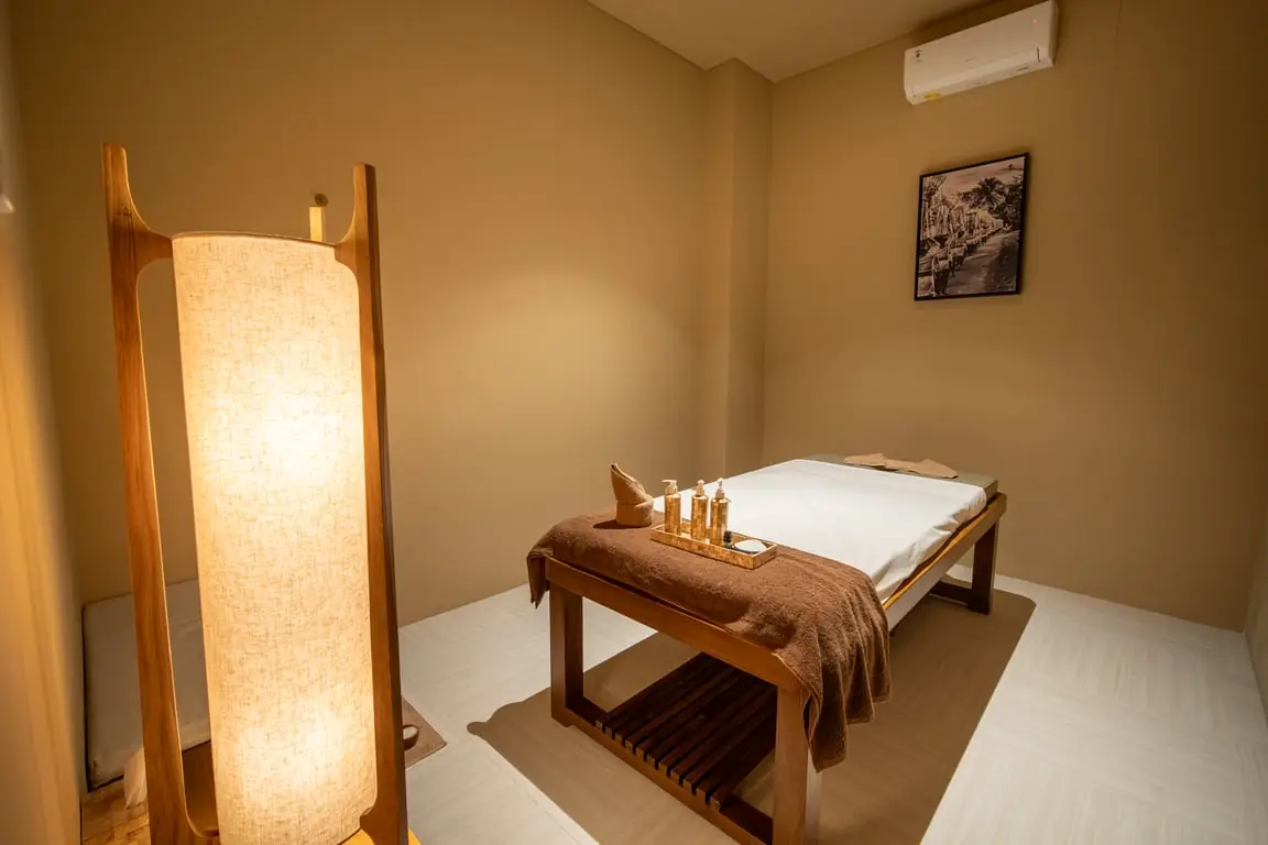 Private massage room at No.1 Wellness Club, Seminyak
