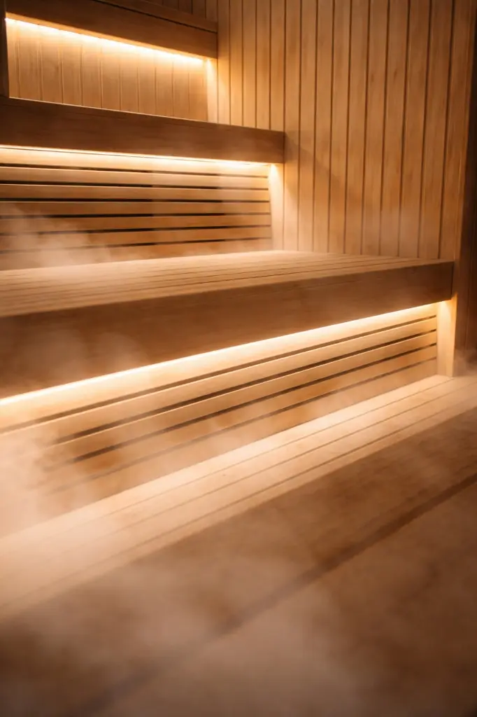Sauna at No.1 Wellness Club Seminyak